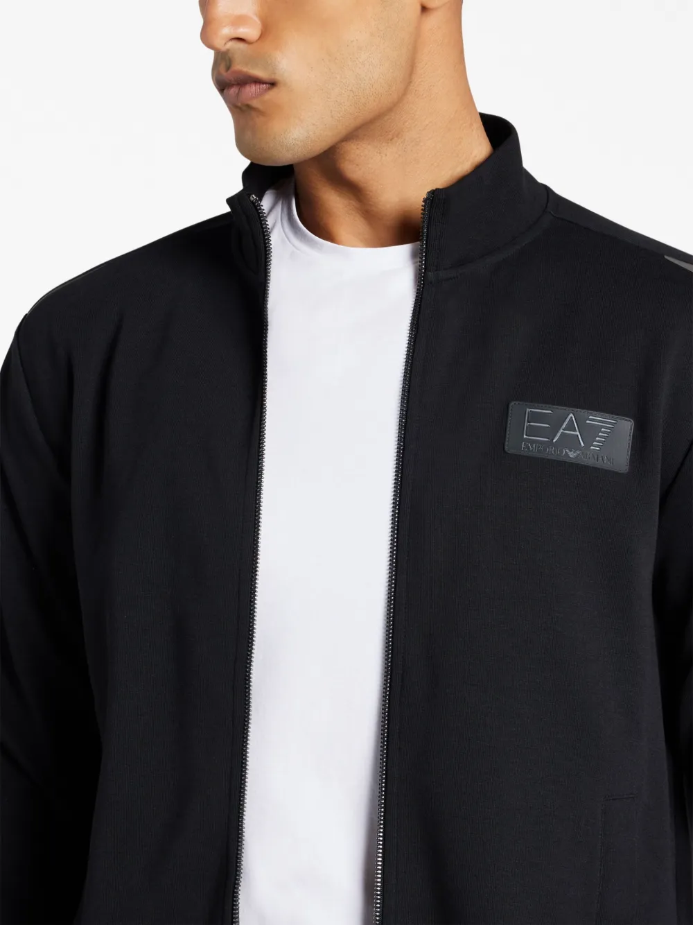 Emporio armani zip discount sweatshirt