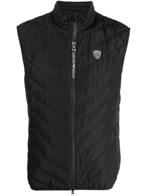 Gilet à design matelassé - Ea7 Emporio Armani - Modalova
