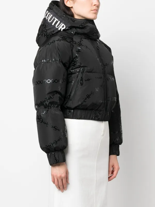VERSACE JEANS COUTURE ブラッククロップドジャケット Versace Jeans Couture クロップド ジャケット | ブラック