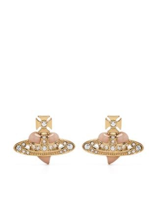 Vivienne Westwood heart-shaped Orb Earrings - Farfetch