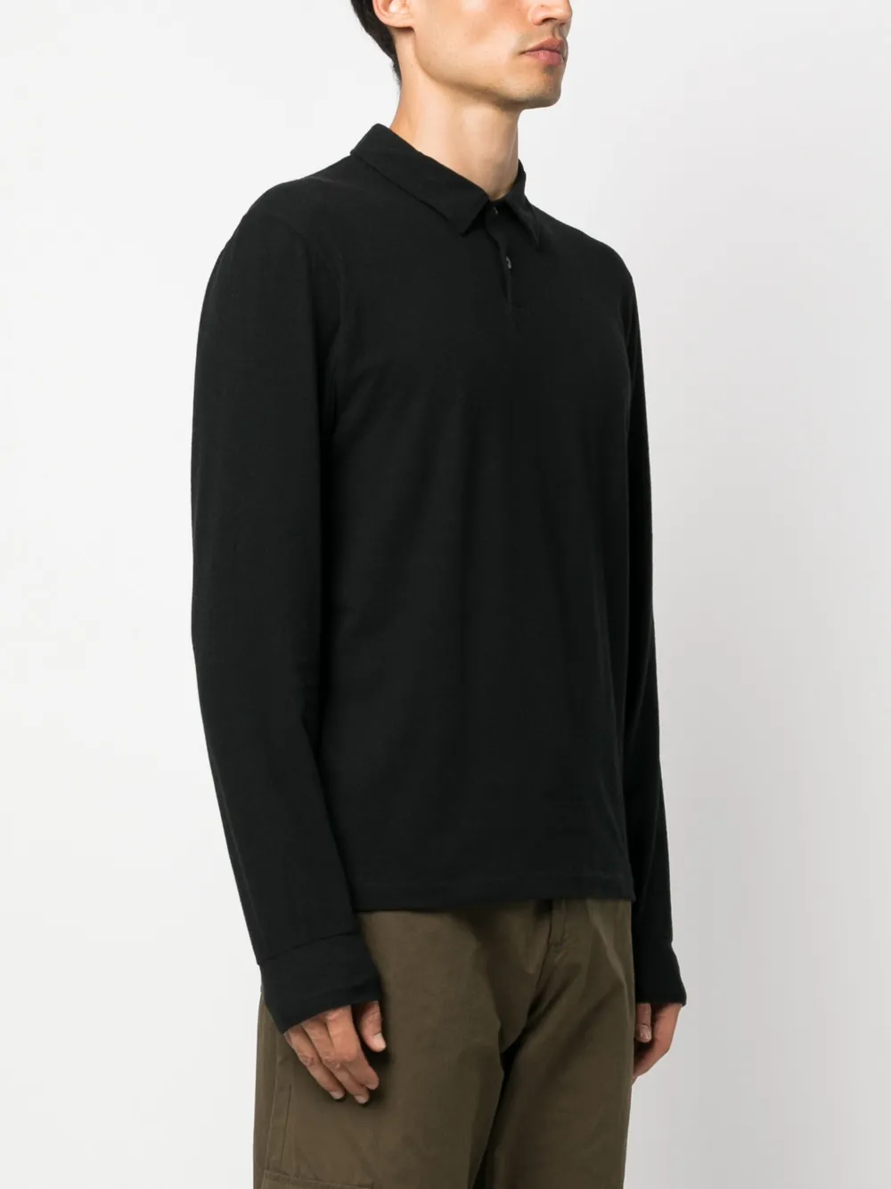 James Perse long sleeve Polo Shirt Farfetch