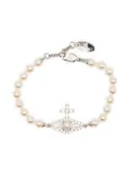 Vivienne Westwood Olympia pearl bracelet - White