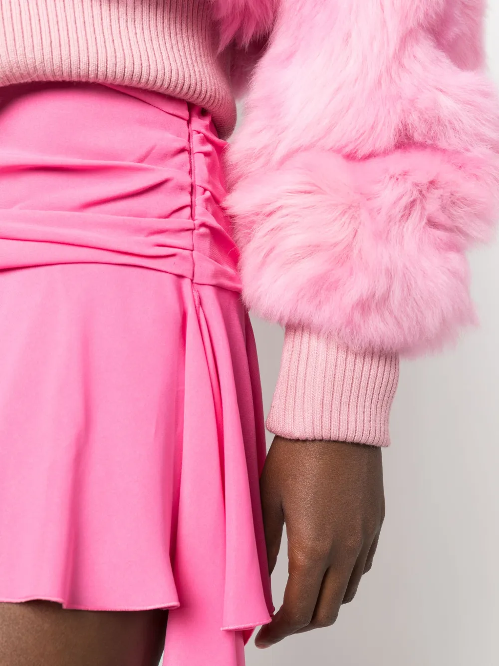 Blumarine Asymmetrische mini-rok Roze