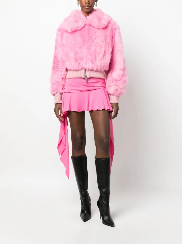 【関税&送料込】Blumarine Skirts Pink Blumarine Asymmetric Ruffled Skirt | Pink | FARFETCH JO