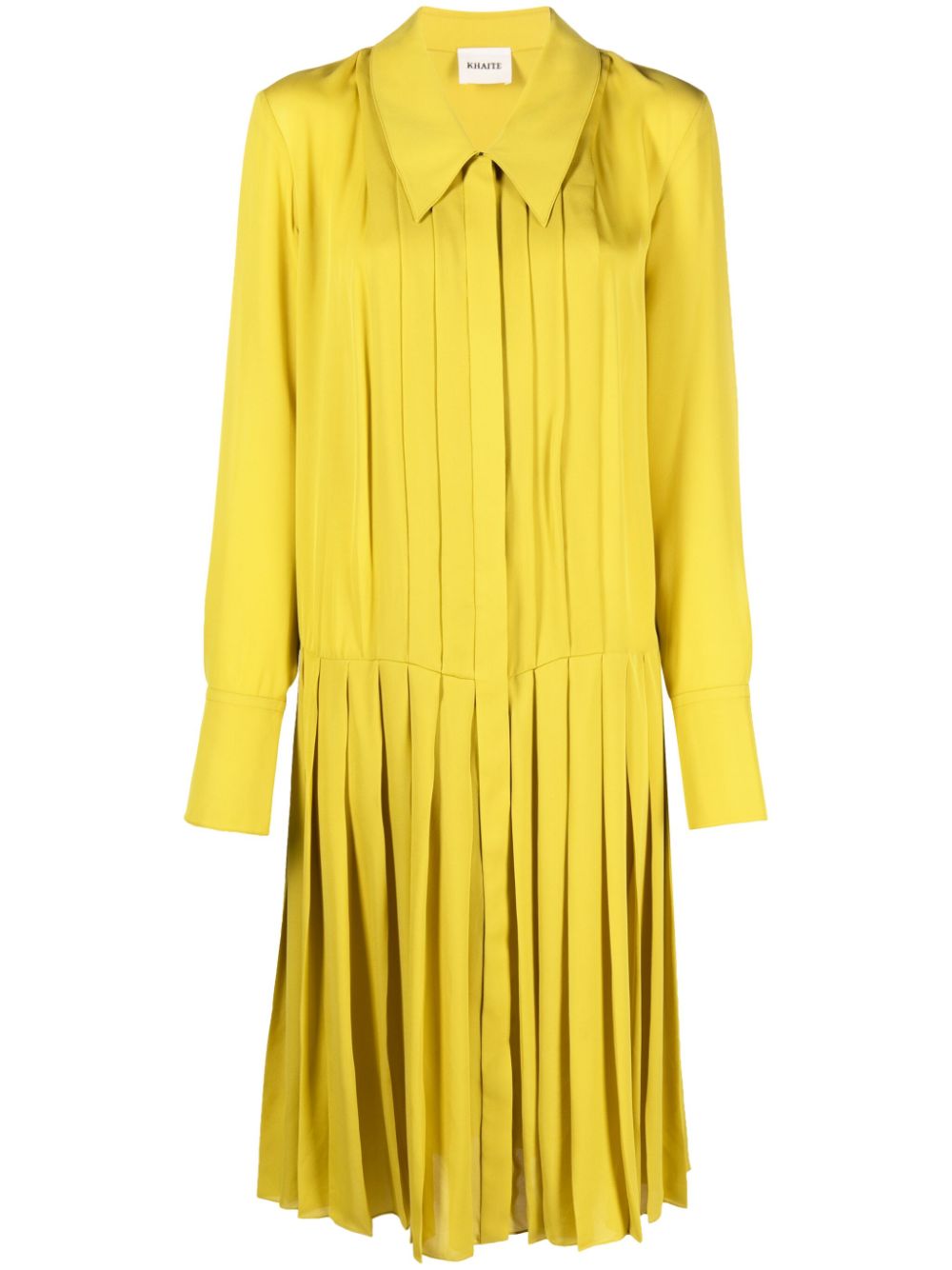 Khaite yellow discount dress