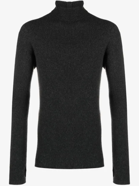 Isaac Sellam Experience high-neck ribbed-knit jumper