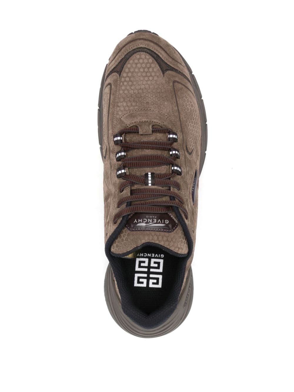 Shop Givenchy Tk-mx Suede Sneakers In Brown