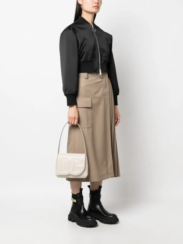 Dolce Gabbana DG Logo Leather Shoulder Bag Farfetch