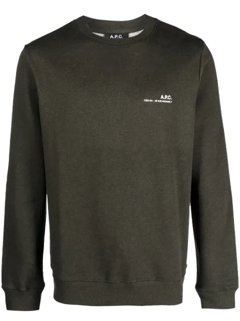 A.P.C. Heather cotton sweatshirt Men