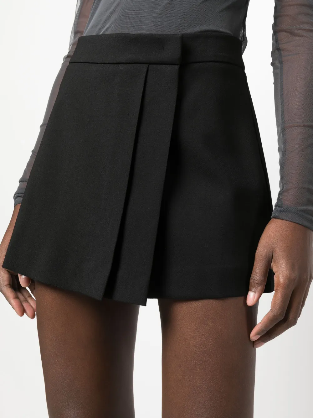 High waisted hotsell pleated skirt 9mm