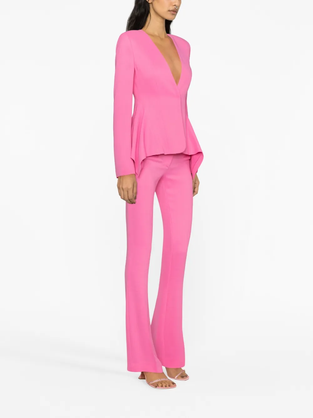 Blumarine Blazer met enkele rij knopen Roze