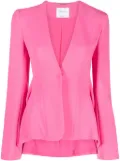 Blumarine draped single-breasted blazer - Pink