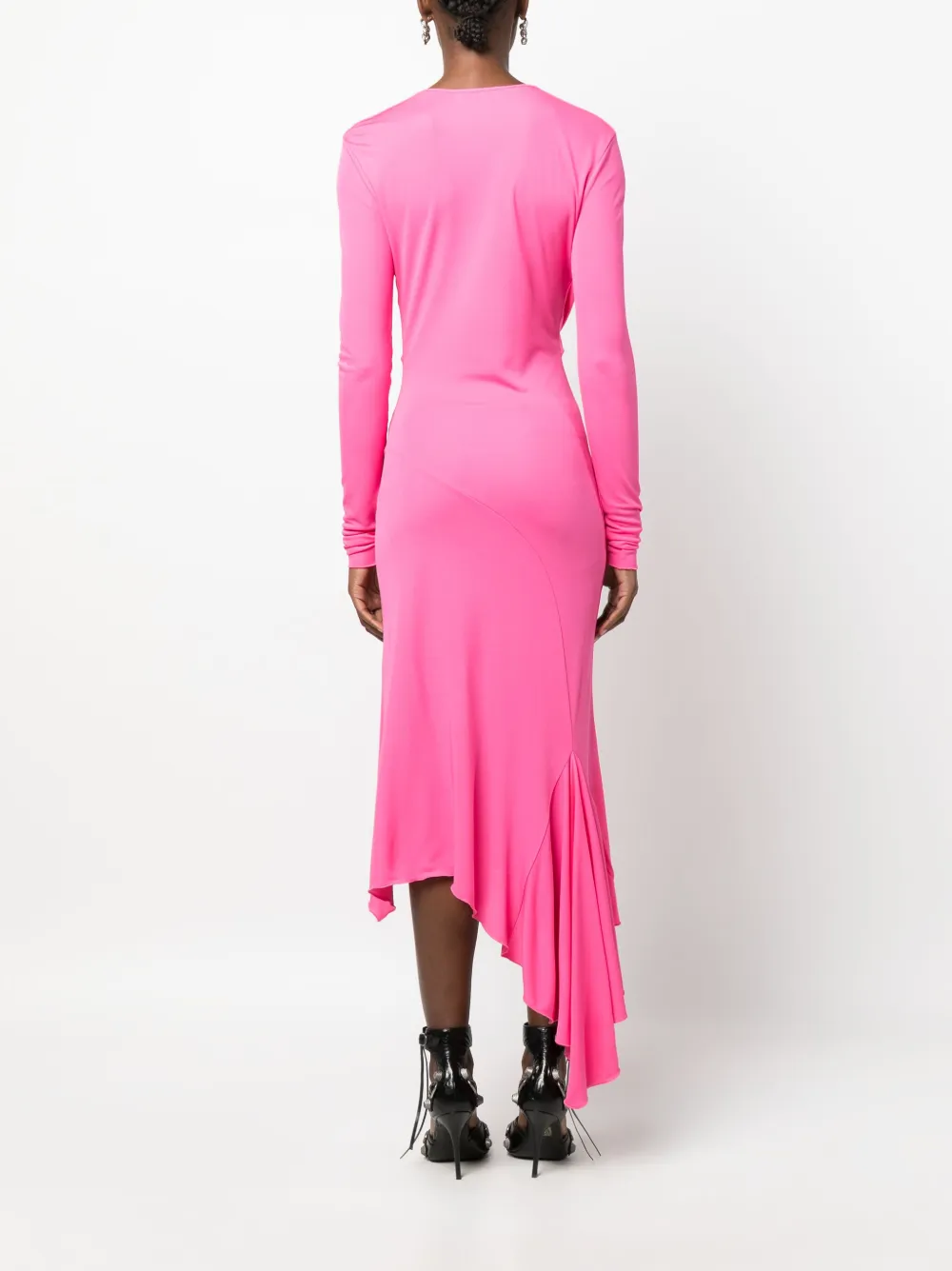 Blumarine Asymmetrische jurk Roze