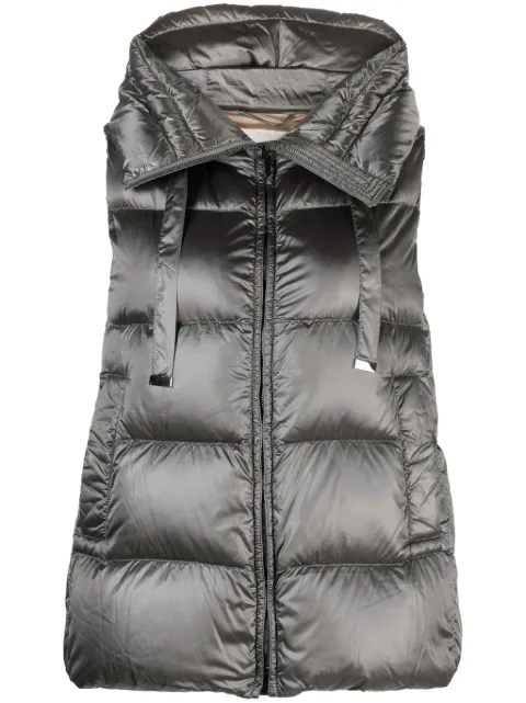Max Mara hooded padded gilet 