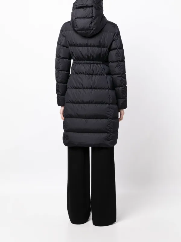 Moncler Avocette logo-patch Coat - Farfetch