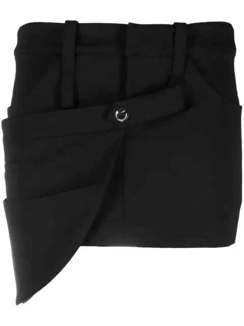 Coperni strap-detail mini skirt 