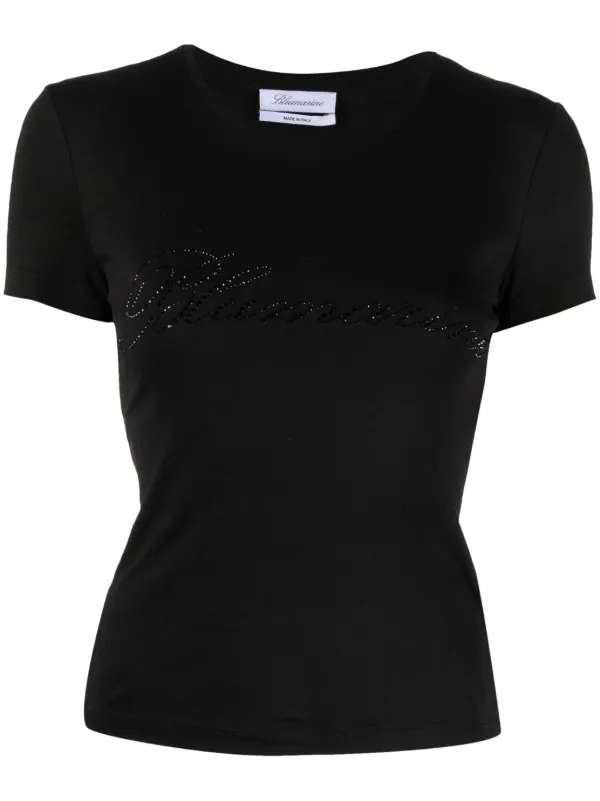Blumarine ロゴ Tシャツ | ブラック | FARFETCH JP