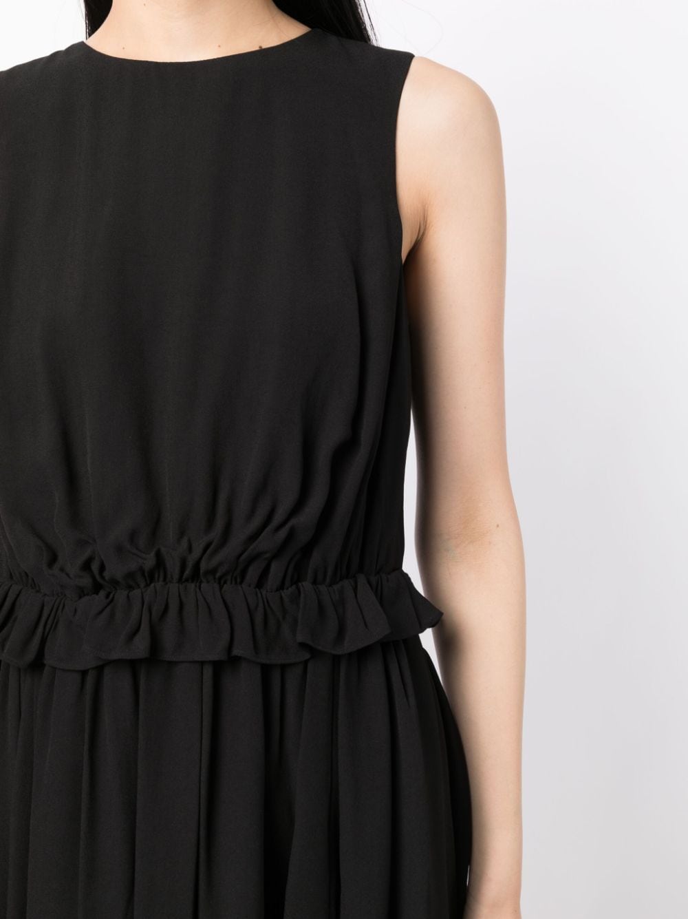 Shop Ulla Johnson Evita Ruffle-detailing Dress In Black
