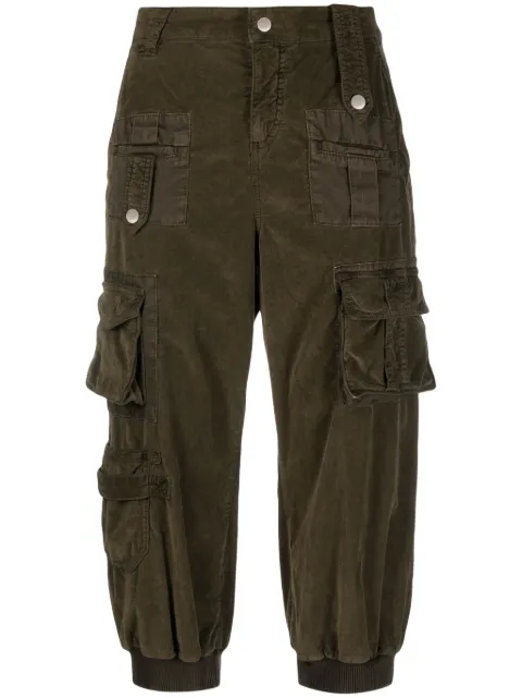 Blumarine multi-pocket cropped trousers