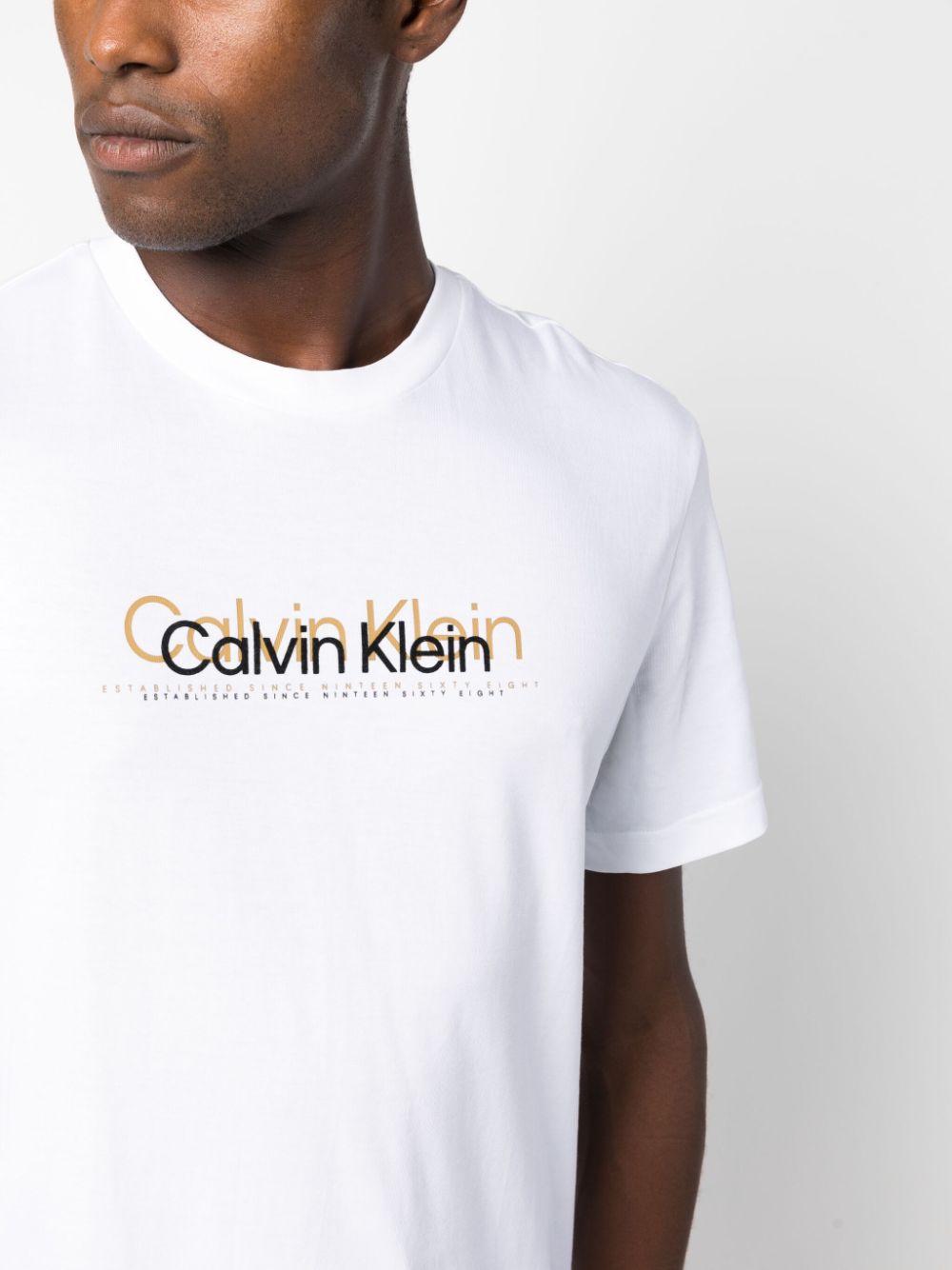 Calvin Klein Camiseta Com Estampa De Logo - Farfetch