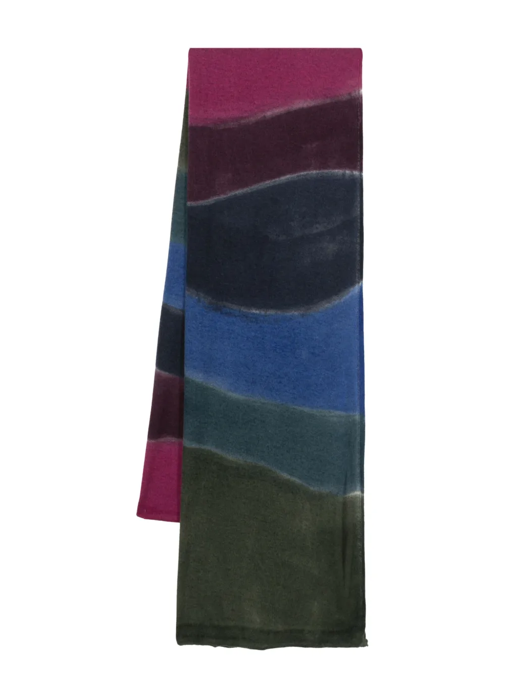 Faliero Sarti Abstract Pattern-print Scarf In Purple