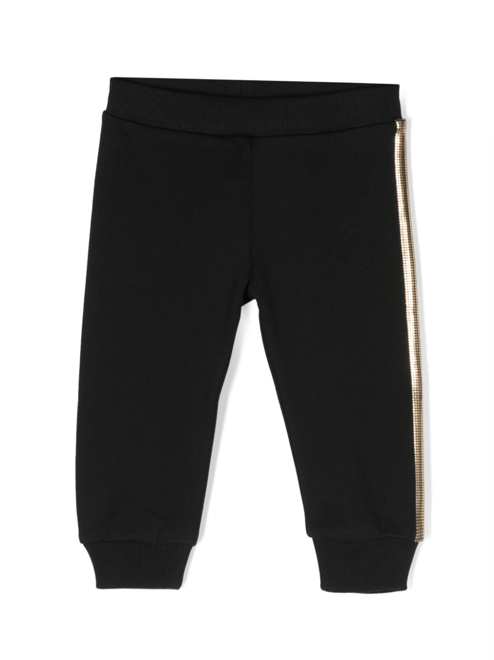 Balmain Kids logo-print tracksuit bottoms - Black