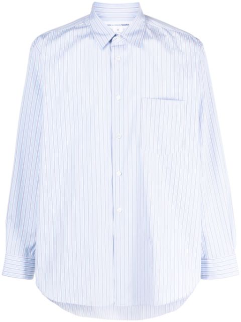 Comme Des Garcons Shirt stripped cotton shirt Men