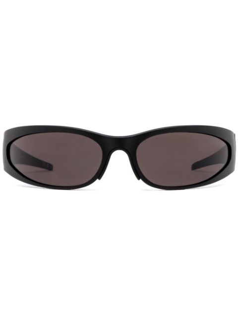 Balenciaga Eyewear Reverse XP Wrap oval-frame sunglasses Women