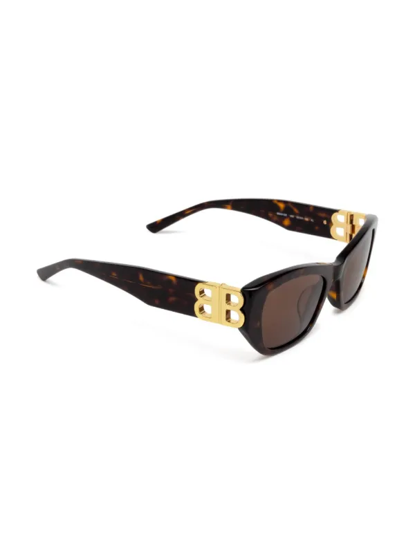 Balenciaga Eyewear Dynasty square-frame Sunglasses | Brown
