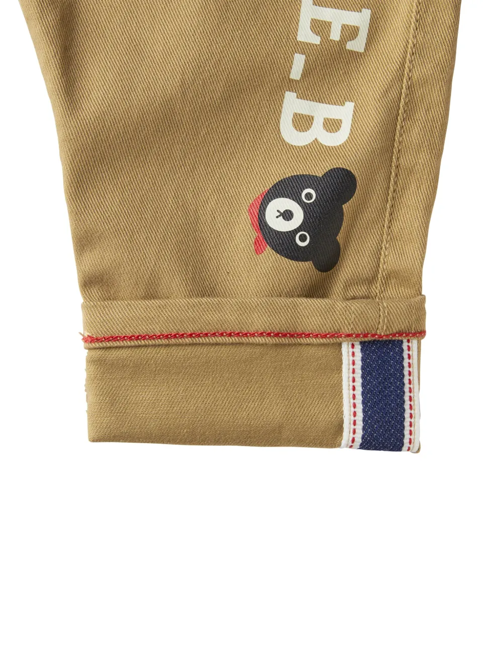 Miki House Broek met logoprint Groen