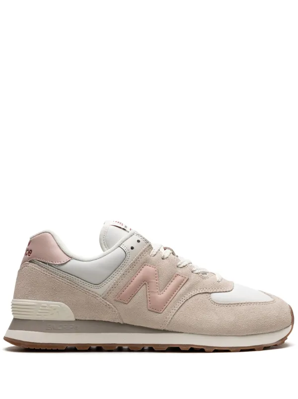 Pink and grey on sale new balance 574