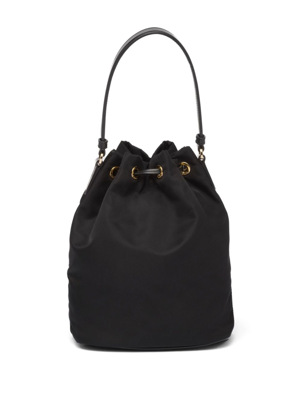 Prada logo cheap bucket bag