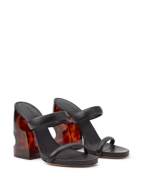 正規品★Off-White★Pop Meteor ミュール レザー BLACK 関税込 Off-White Pop Meteor レザーミュール | ブラック | FARFETCH JP