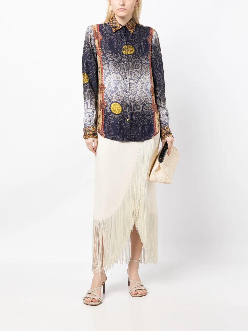Pierre-Louis Mascia Blouse met print - Veelkleurig