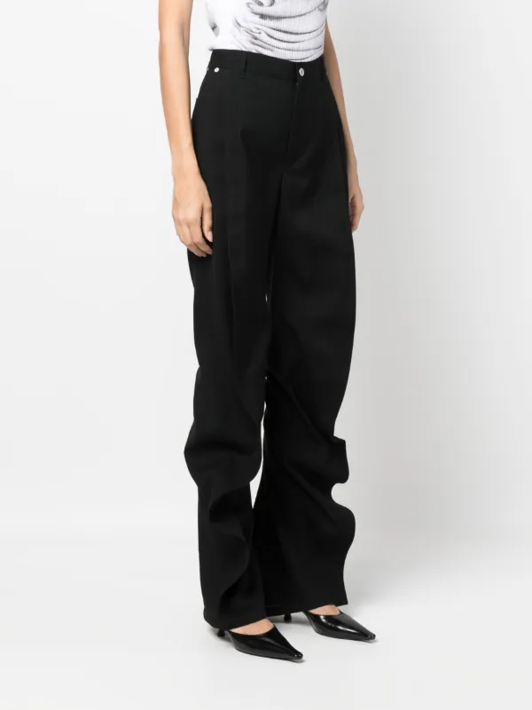 Y/Project Banana high-waisted slim-fit Trousers - Farfetch