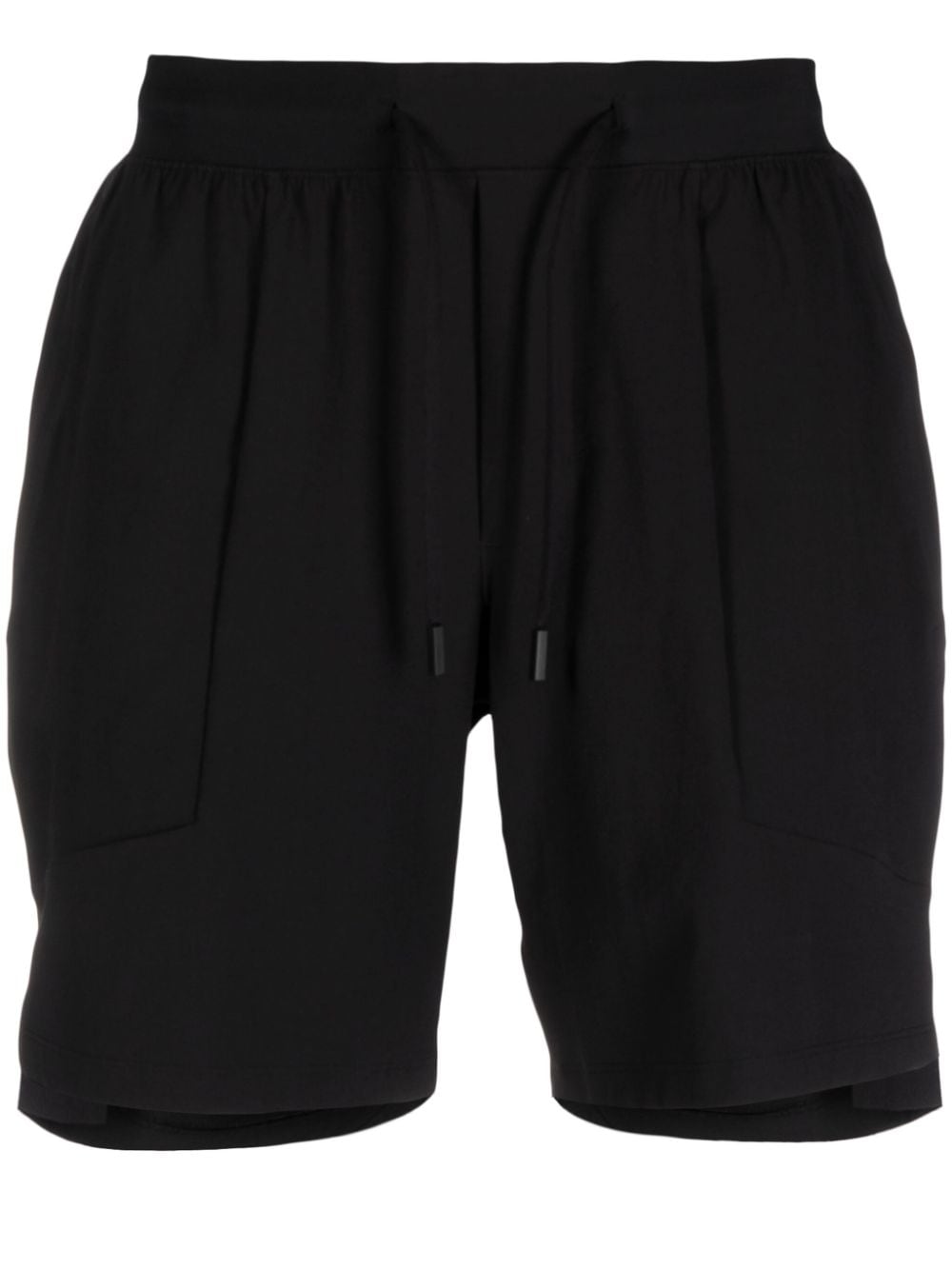 Shop Lululemon License To Train Running Shorts In Black