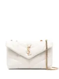 Saint Laurent Puffer Toy quilted mini bag - Neutrals