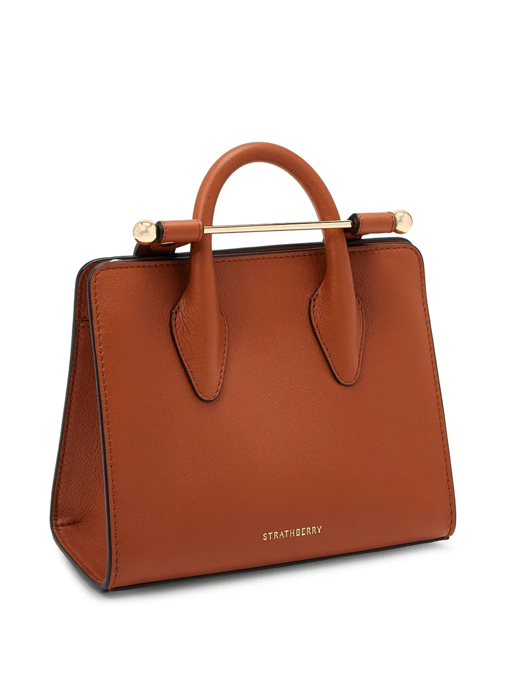 Strathberry Nano Strathberry Leather Tote Bag Brown FARFETCH Strathberry Nano Strathberry Leather Tote Bag Brown FARFETCH