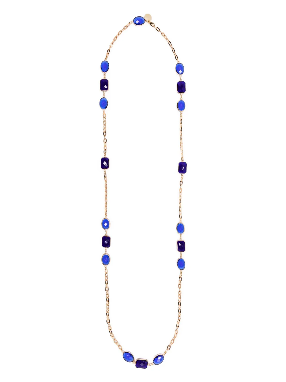 gemstone-pendant chain necklace