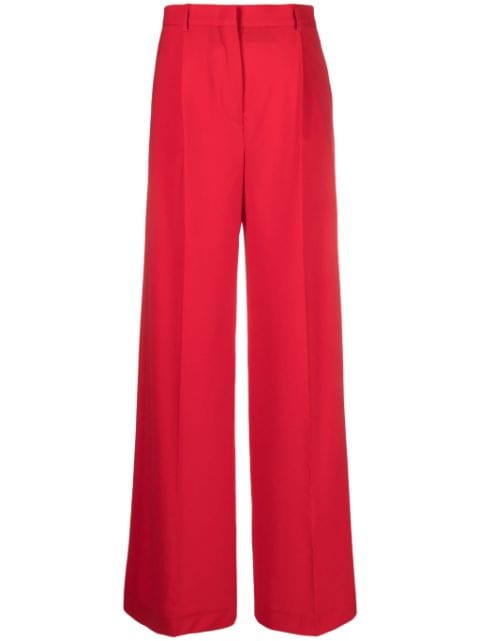 MSGM pressed-crease palazzo pants