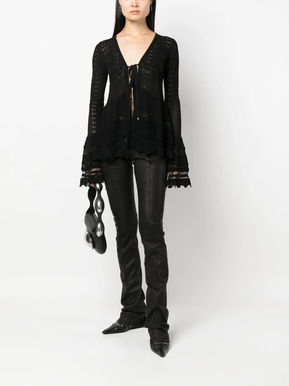 Blumarine Flared broek - Zwart