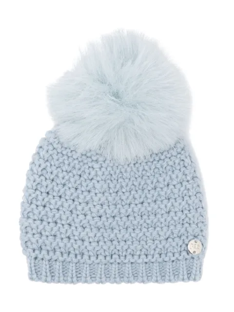 Paz Rodriguez pompom knitted beanie