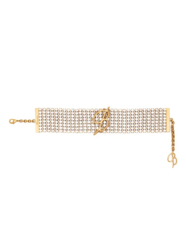 Gold rhinestone choker outlet