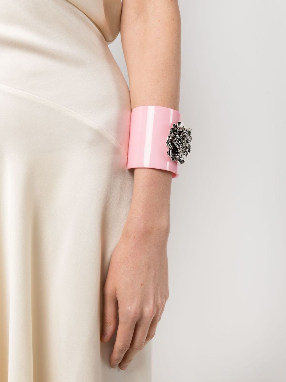 Blumarine Armband met bloemdetail - Roze