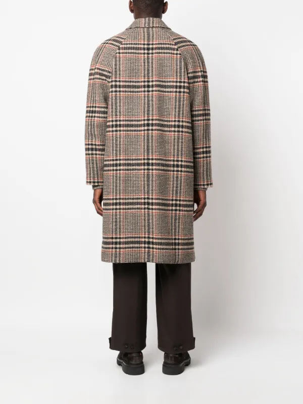 A.P.C. Etienne plaid-pattern Wool Coat - Farfetch