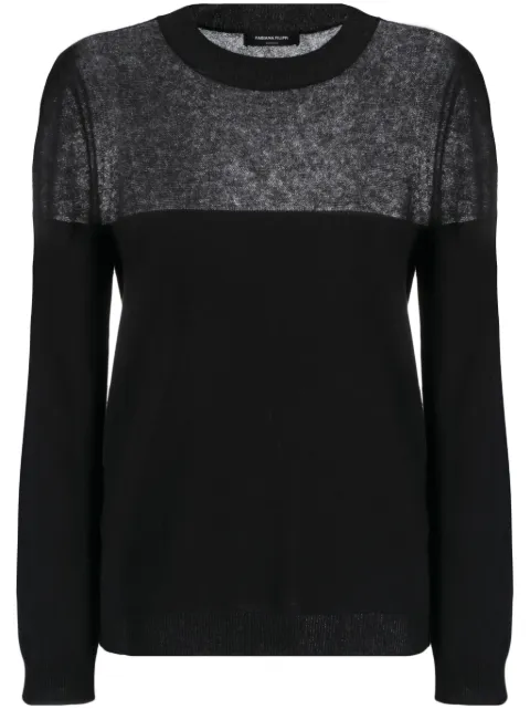 Fabiana Filippi crew-neck long-sleeve jumper