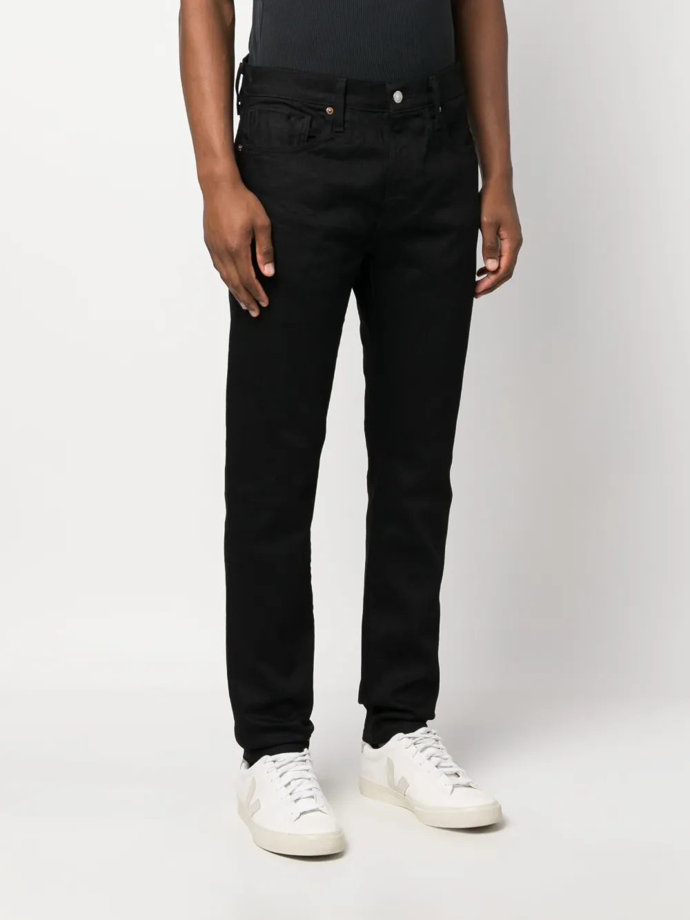 Levi's Indigo 512 Slim Taper Jeans In Black
