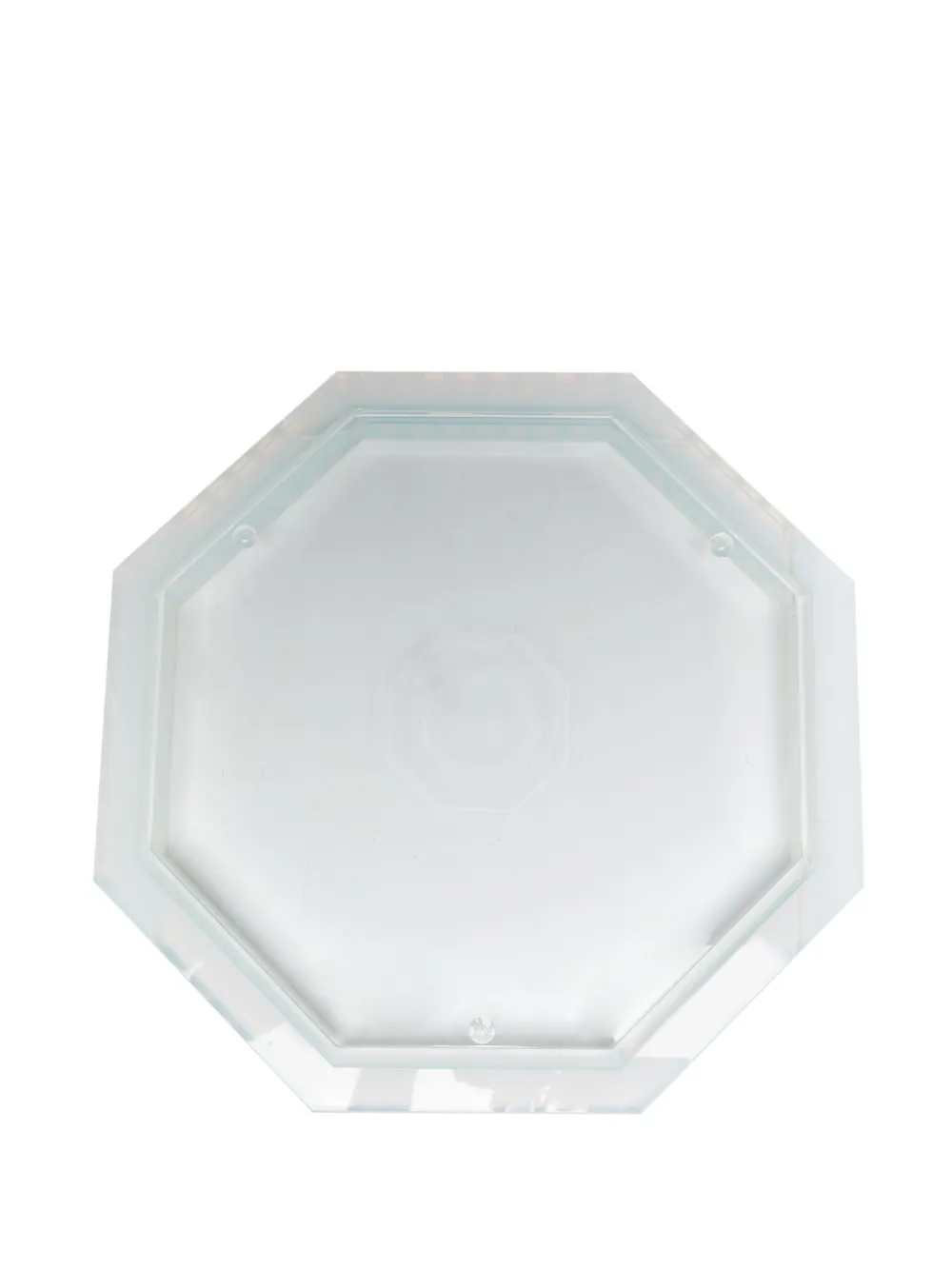 Reflections Copenhagen White Chelsea Crystal Tray In Neutrals