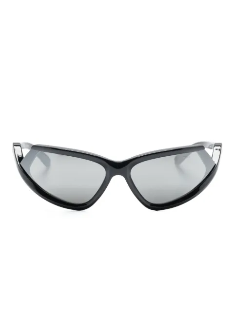 Balenciaga Eyewear Side Xpand Mirror oval-frame sunglasses