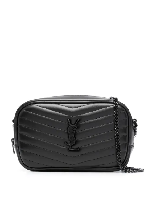 Saint Laurent شنطة كروس 'لو' مبطنة